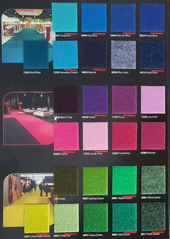 Nålfiltsmatta EVENT - B: 200 cm